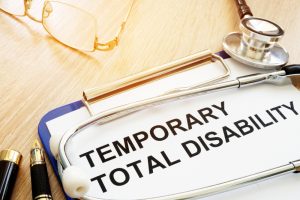 diagnosis temporary total disability (TTD) and stethoscope